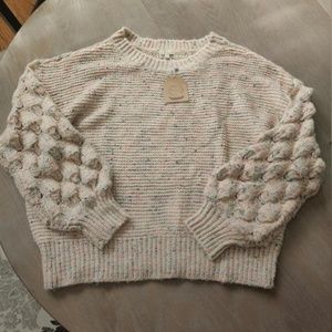Funfetti Bubble Sleeve Sweater